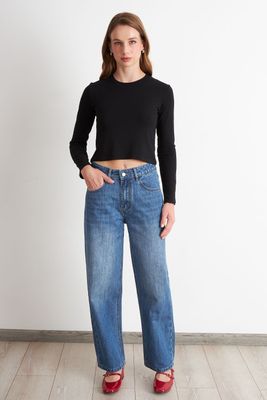 Imagen 2 del producto Jeans Pierna Recta Azul Nicopoly