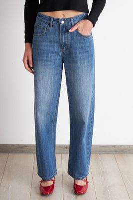 Imagen 1 del producto Jeans Pierna Recta Azul Nicopoly
