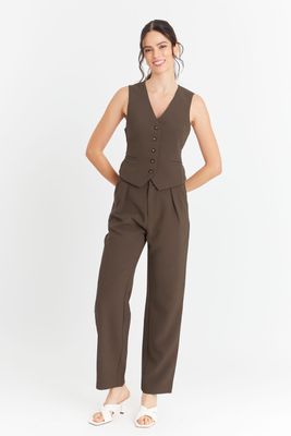 Imagen 2 del producto Gilet Básico Café Nicopoly