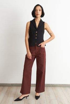 Imagen 2 del producto Jeans Corte Recto Café Nicopoly