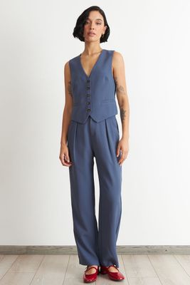 Imagen 2 del producto Gilet Básico Ajustable Azul Nicopoly