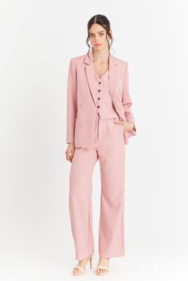 Imagen 2 del producto Blazer Básico de Tope Rosado Nicopoly