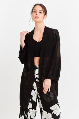 Tapado Tejido Tipo Crochet Negro Nicopoly