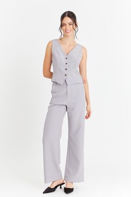 Imagen 2 del producto Gilet 4 Botones Gris Nicopoly