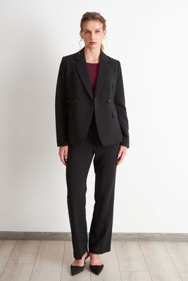 Imagen 2 del producto Blazer Sastrero Dos Botones Negro Nicopoly