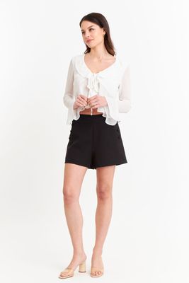 Imagen 2 del producto Blusa Vuelos Manga Larga Blanco Nicopoly