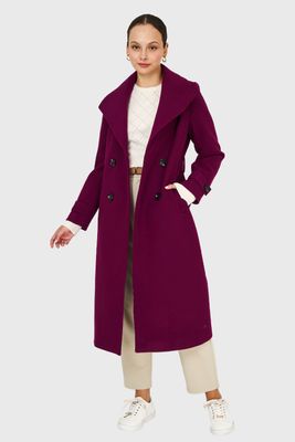 Imagen 2 del producto Abrigo Largo Lazo Uva Nicopoly