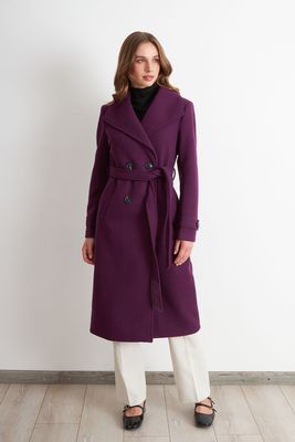 Imagen 2 del producto Abrigo Largo Lazo Uva Nicopoly