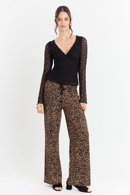 Imagen 2 del producto Polera Encaje Manga Larga Negro Nicopoly