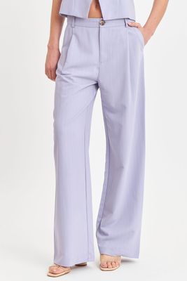 Pantalón de Pierna Recta Raya Diplomática Celeste Nicopoly