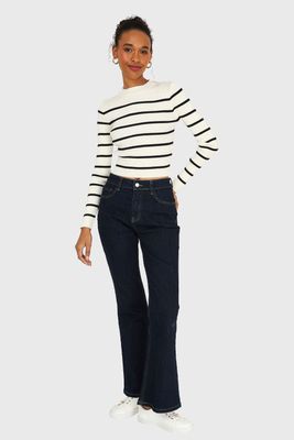 Imagen 2 del producto Jeans Flare Azul Marino Nicopoly