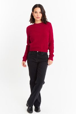 Imagen 2 del producto Sweater Básico Cuello Redondo Rojo Nicopoly