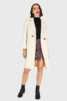 Imagen 2 del producto Abrigo Hombros Caídos Blanco Invierno Invierno Nicopoly