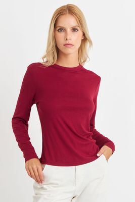 Imagen 1 del producto Polera Cuello Redondo Burdeo Nicopoly