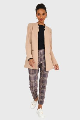 Imagen 2 del producto Blazer Cuello Mao Khaki Nicopoly