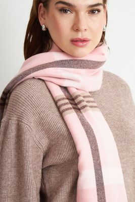 Imagen 1 del producto Bufanda Cuadrillé Grande Rosado Nicopoly