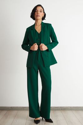 Imagen 2 del producto Blazer Básico De Tope Verde Nicopoly