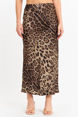 Falda Larga Animal Print Nicopoly