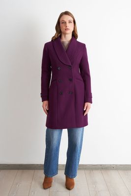 Imagen 2 del producto Abrigo Solapa Redonda Uva Nicopoly