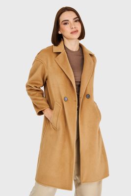 Imagen 1 del producto Abrigo Hombros Caídos Mocca Nicopoly