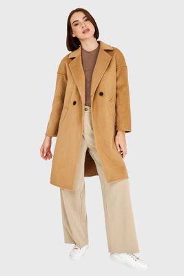 Imagen 2 del producto Abrigo Hombros Caídos Mocca Nicopoly