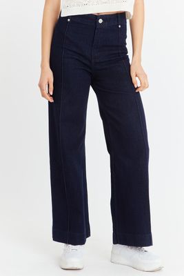 Jeans Básico Pierna Ancha