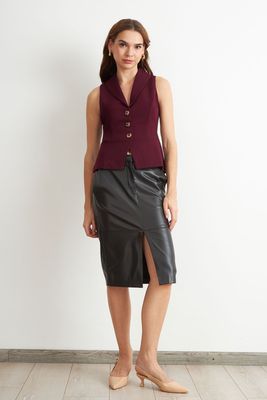 Imagen 2 del producto Gilet Sastre Entallado Burdeo Nicopoly