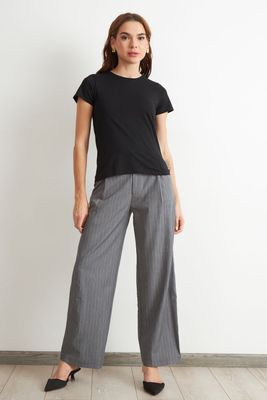 Imagen 2 del producto Polera Básica Cuello Redondo Negro Nicopoly