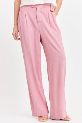 Pantalón Dos Botones Rosado Nicopoly