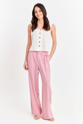 Imagen 2 del producto Pantalón Dos Botones Rosado Nicopoly