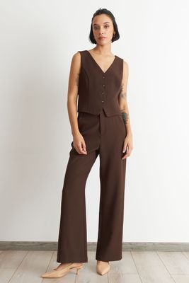 Imagen 2 del producto Gilet 4 Botones Café Nicopoly