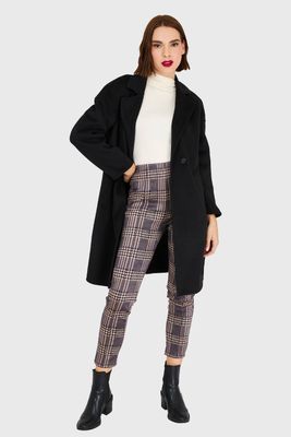 Imagen 2 del producto Abrigo Hombros Caídos Negro Nicopoly