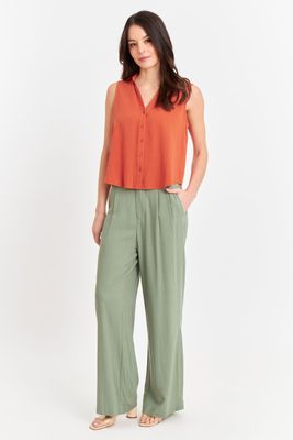 Imagen 2 del producto Camisa Sin Mangas Tipo Lino Óxido Nicopoly