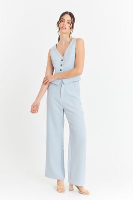 Imagen 2 del producto Gilet 4 Botones Celeste Nicopoly