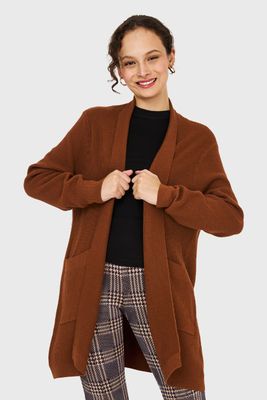 Imagen 1 del producto Tapado Básico Bolsillos Café Nicopoly