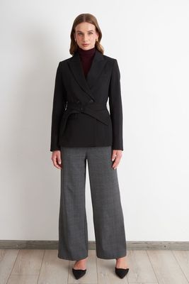 Imagen 2 del producto Blazer Cinturón Negro	 Nicopoly