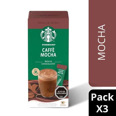 Café STARBUCKS® Mocha X3 Cajas