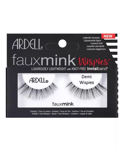 Pestañas Tira Faux Mink Demi Wispies - imagen 2