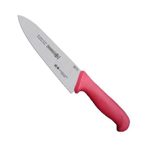 Cuchillo carne 20 cm rojo-0