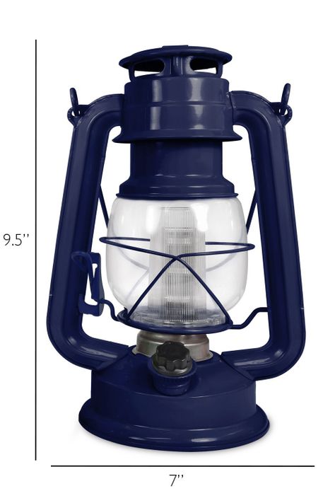 Linterna Led con Dimmer Vintage a Pilas Azul North Point-2