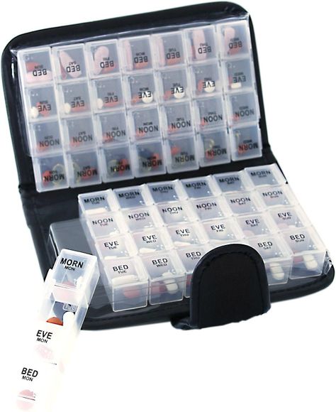 Organizador de Pastillas 14 dias Floral Smart Essentials-0