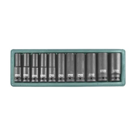 Juego Dados de Impacto Jonnesway de 1/2 en mm - 11 piezas-1