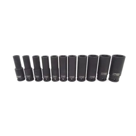Juego Dados de Impacto Jonnesway de 1/2 en mm - 11 piezas-3