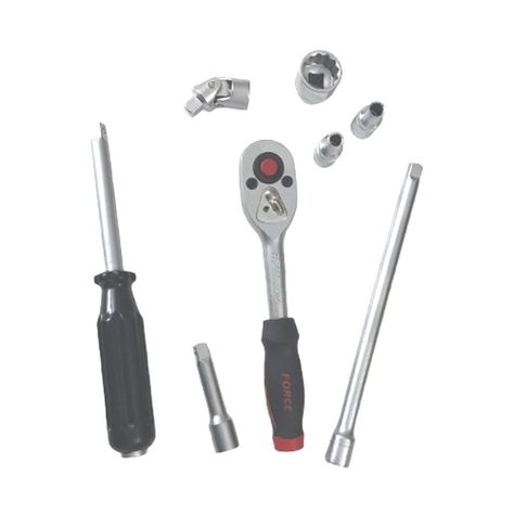 Juego de Dados Poligonales Force 1/4 - 31 piezas (mm/pulg.)-2