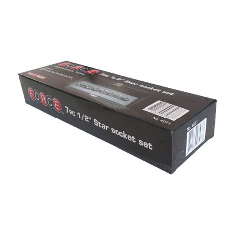 Juego Dados Torx Hembra Force 1/2 - E10 a E24 - 7 Piezas-4