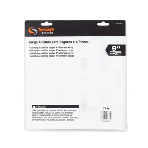 Juego de Alicates Seguros Seeger Smart Tools 9 - 4 Piezas-2