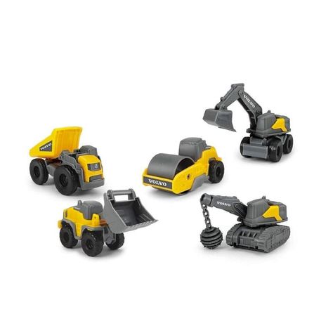 Set de 5 Camiones Volvo Dickie Toys-2