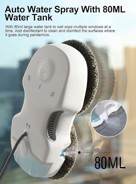 XIAOMI Hutt Robot Limpia Vidrios C6 Color Blanco (Open Box)-1