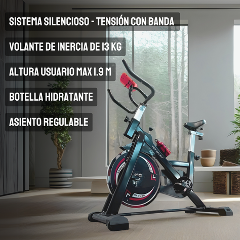 Bicicleta Spinning Rueda Inercia 13 Kg YEP1054-4