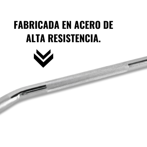Agarre Polea Barra Amplia Cromada 100 de 120 cm-2